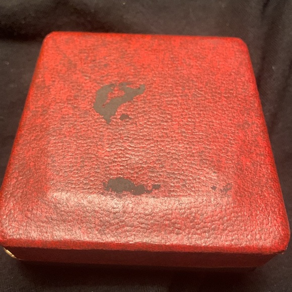 Original Vintage Deluxe Silver Swirl Cufflinks and m/ Tie Clip by Gentry in box - Picture 4 of 5